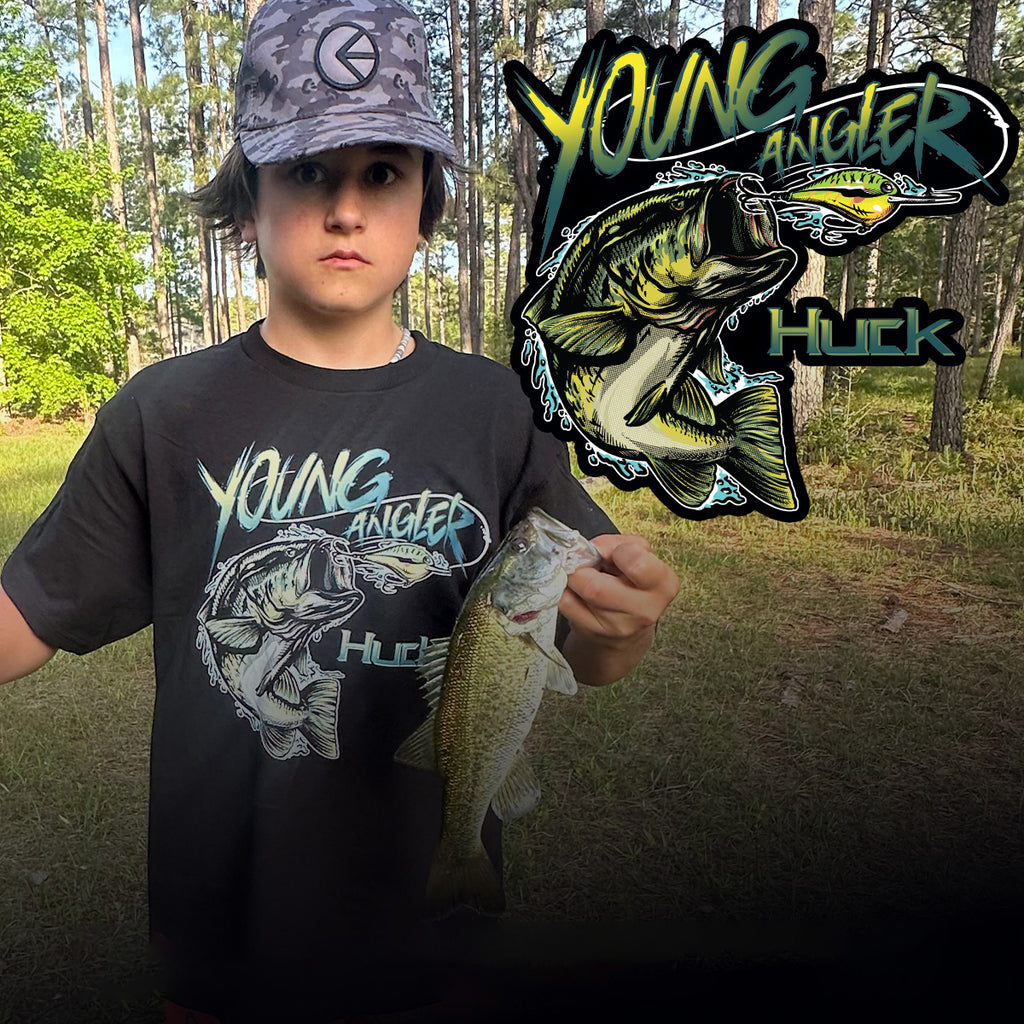 HUCK YOUNG ANGLER YOUTH TEE