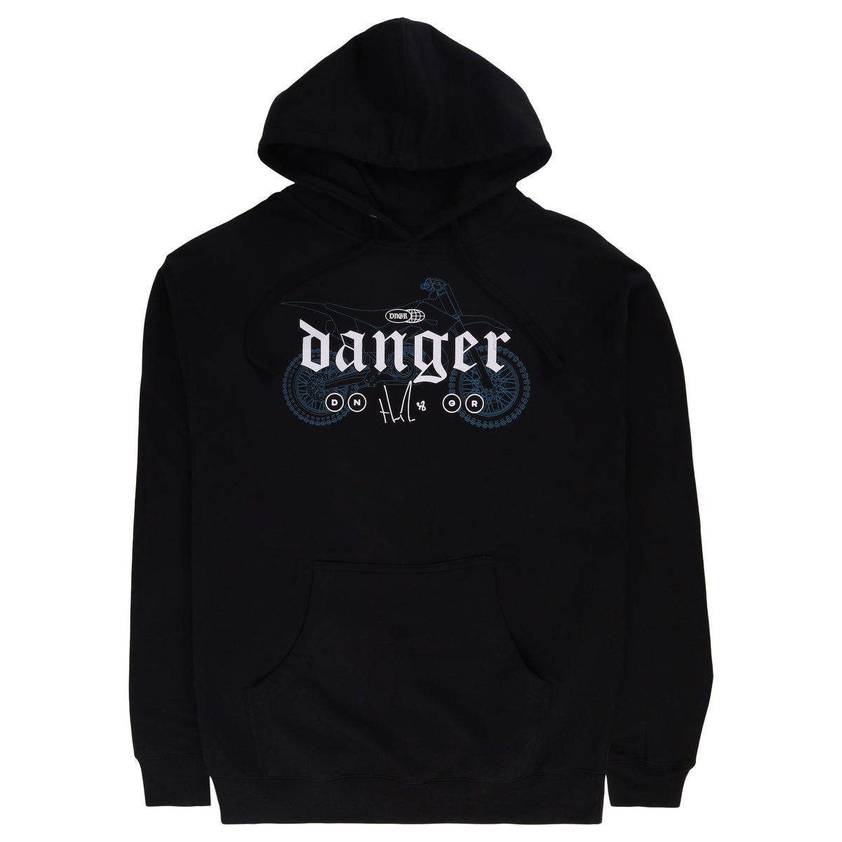 DANGER BIKE PULLOVER HOODIE
