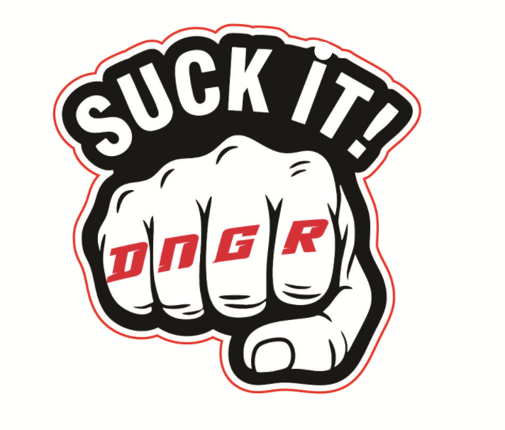 DNGR Suck It Sticker